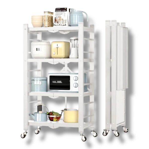 Kovový organizér Hynek univerzálna skladacia policová jednotka do domácnosti