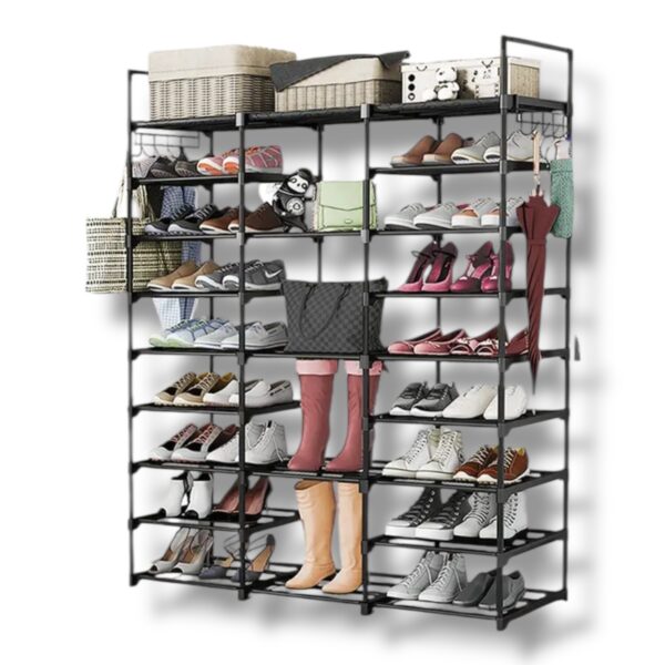 Veľkokapacitný botník Doki s deviatimi policami